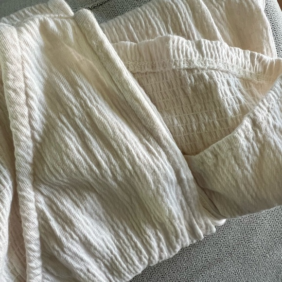 🆕 LOFT cream sleeveless blouse size large - Picture 7 of 7